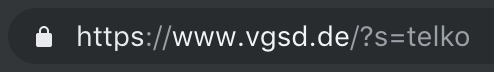 Chrome Omnibar mit voller URL